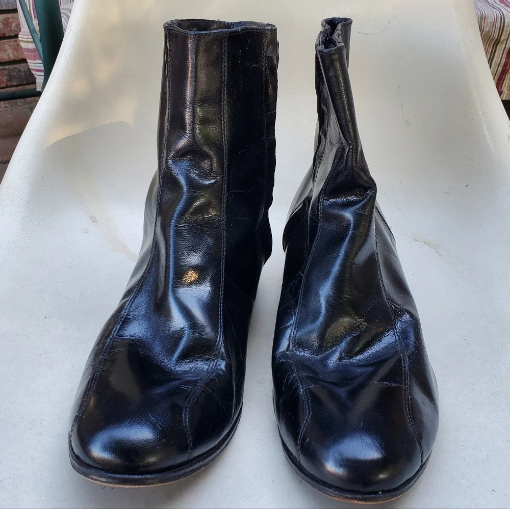 Florsheim Men's Ankle Zipper Boot. Black. GPWC. Size 13 D.
